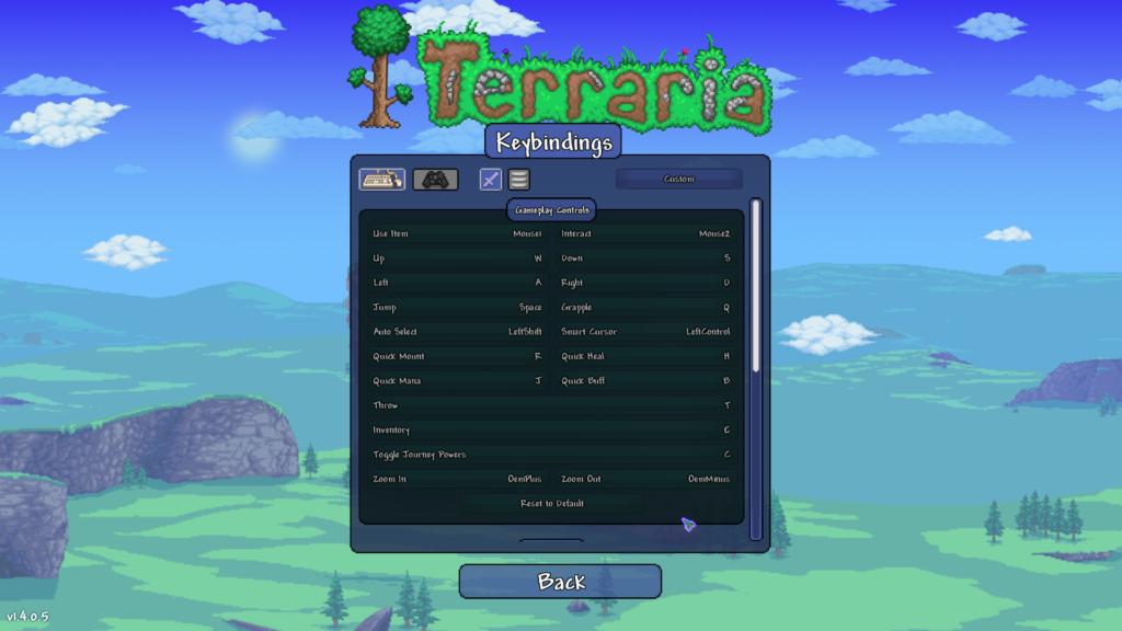 Terraria1 4 キーコンフィグのやり方 注意点 初心者向け Minbのブログ部屋