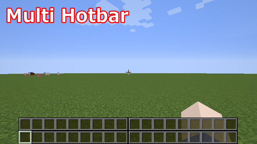 マインクラフトmod紹介 ホットバーが増設できる Multi Hotbar 1 12 2 Minbのブログ部屋