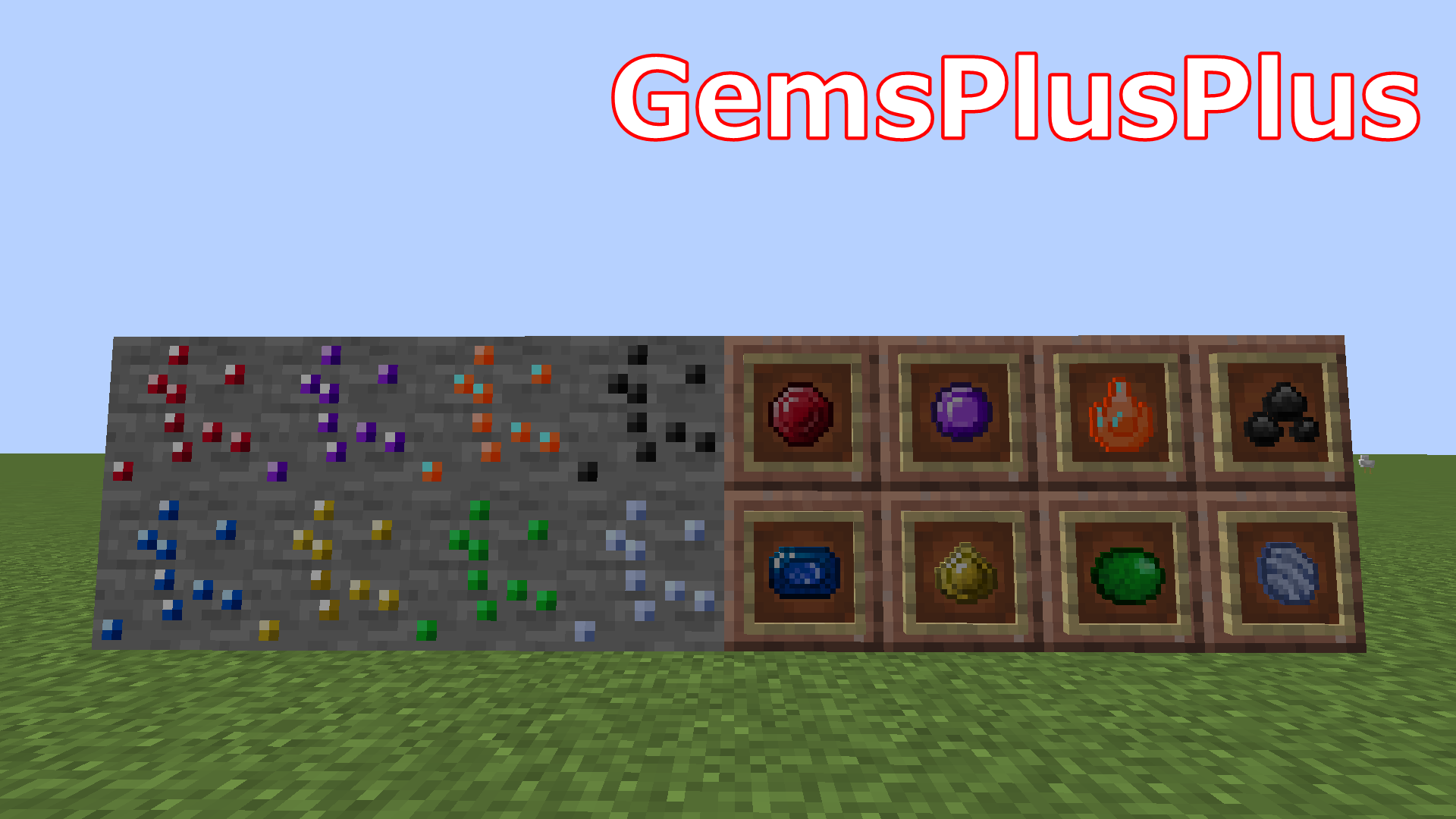 マインクラフトmod紹介 16種類の宝石を追加 Gemsplusplus 1 16 5対応 Minbのブログ部屋